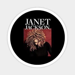 Janet Jackson 70s 80s Pop Music Magnet